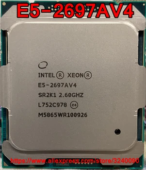 Intel Xeon CPU E5-2697AV4 QS versão 2.60 GHz De 16 Núcleos de 40M LGA2011-3 E5-2697A V4 E5 2697AV4 frete grátis E5 V4 2697A