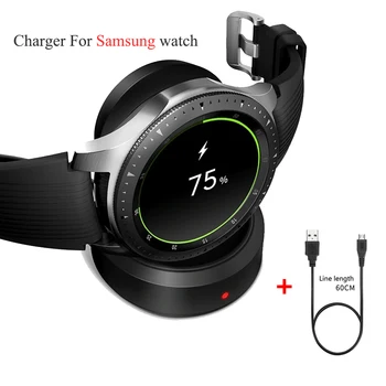 Smart Watch sem Fio do Carregador Para Samsung Galaxy Watch 46mm 42m Carregador carregador de Base para Galaxy Engrenagem S3 S2 Ticwatch Moto 360