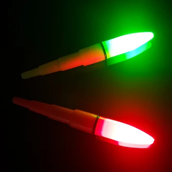Noite Float Luzes Escuras Vara do Fulgor Eletrônico Luminoso do DIODO emissor de Pesca Fluorescente Lightstick de Pesca Novos