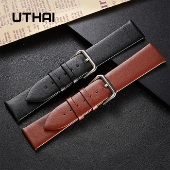 UTAI, P39 20 mm, pulseira de couro de faixa de Relógio 22mm faixa de relógio para Samsung Galaxy Watch 46mm /Engrenagem S3