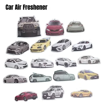 Carro Ambientador de Suspensão Espelho Retrovisor Perfume Pingente Para Toyota Corolla Camry Reiz Land Cruiser Prado SUPRA ACC
