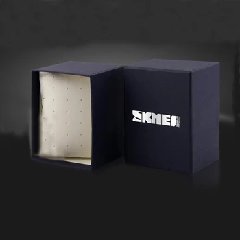 Top Original da Marca SKMEI Relógio de Caixa de caixa de presente Caixas de Metal e Embalagem de Janela Relógio cajas para