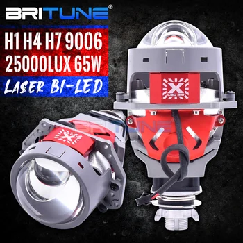 25000LM Bi led Projetor Laser Lentes de 3 Polegadas Para Hella 3R H1 H4 H7 9005 9006 LED Lente do Farol do Hiperbolóide Auto Lâmpada de Retrofit