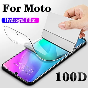 100D Completo Protetor de Tela Para Motorola Moto G200 5G G71 G41 G31 Hidrogel Filme que Não seja de Vidro