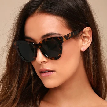 Sexy, Óculos Estilo Olho De Gato Mulheres Marca De Designer, Espelho De Óculos De Sol Das Senhoras Rodada Lente De Sombras Para Mulheres De Óculos