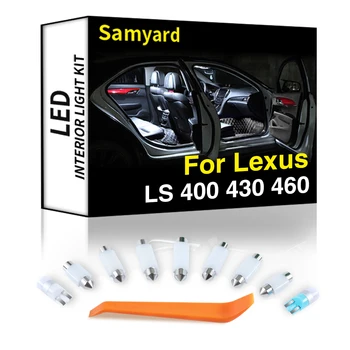 Cerâmica LED Interior do Lexus LS 400 430 460 460L 600h LS400 LS430 LS460 LS460L LS600h 1990-2017 Canbus Veículo, a Luz de Abóbada do Kit