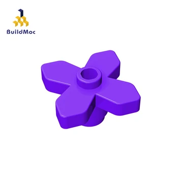 BuildMOC Monta Partículas 4727 Flores E Folhas Para a Construção de Blocos de Peças de Educação DIY Tijolos Crianças Brinquedos para Crianças Presentes