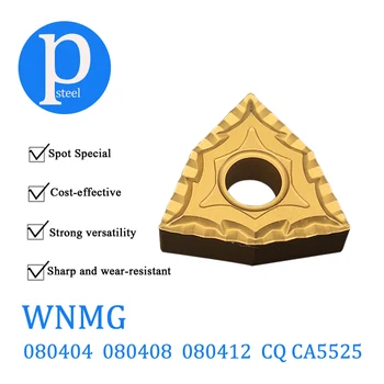WNMG080404 WNMG080408 WNMG080412 CQ CA5525 100% Original de Pastilhas de metal duro Para o Aço WNMG Usinagem de Torneamento Ferramenta de Torno CNC, Ferramentas