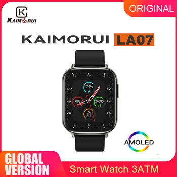 KAIMORUI LA07 2022 Smart Watch Homens Mulheres 3ATM Waterproof 1.65