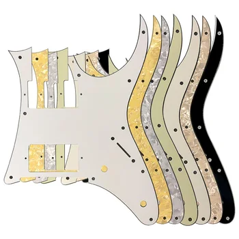Pleroo Elétrico feito sob encomenda Peças de Guitarra - Ibanez MIJ RG 750 Guitarra Pickguard HH Captador Humbucker Zero Placa de Várias Cores