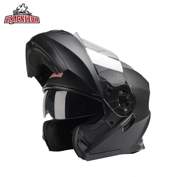 BlackLion Profissional, Inverter-se de Capacete de Segurança Corridas de Motocross Modular Rosto Cheio o Capacete de Moto Casco do PONTO do ECE Aprovado