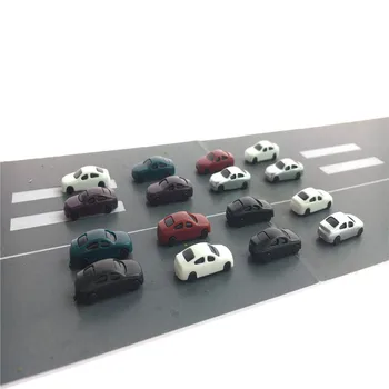 100pcs 1/250 Escala de Plástico Modelo de Carro Para a Construção da Arquitetura de Diorama Kits de Brinquedos