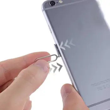 1Pcs Cartão SIM Remover o Cartão de Pin Levantador Ferramenta de Remoção de Agulha Abridor de Ejetor para Vários Telefones Inteligentes