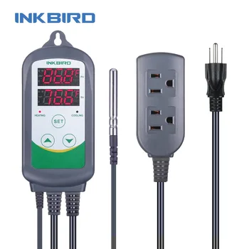 Inkbird ITC-308-NOS a Ficha de Aquecimento e de Refrigeração Dual de Relé Controlador de Temperatura, Frasco,Fermentação, gases de efeito Terrário Temp.Controle