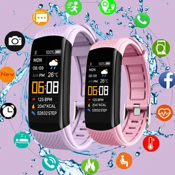 Banda 7 Smart Pulseira C5s Smart Watch frequência Cardíaca Pressão Arterial de Oxigênio no Sangue Esporte Impermeável Smartwatch Para Xiaomi iPhone