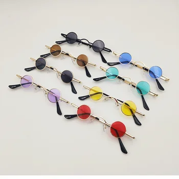 2021 Moda de Nova Rodada Mulheres Homens Óculos de sol da Moda Armação de Metal Unisex de Óculos de Sol Clássicos de Design da Marca de Óculos UV400