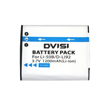 DVISI 3,7 V 1200mAh LI-50B bateria de LI 50B LI50B Câmera Bateria para Olympus LI-50B bateria de LI 50B LI50B para Pentax D-LI92 XZ-1 SP-800UZ SZ-30MR