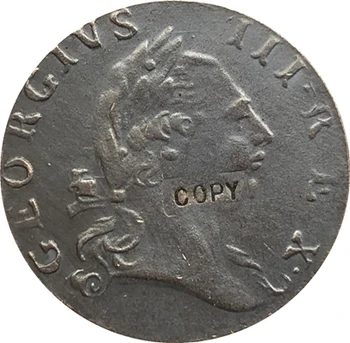1773 EUA colonial problemas de moedas de cópia