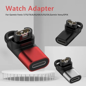 Tipo C/Micro USB/IOS Smart Watch Carregador Adaptador Conversor Adaptador Para o Garmin Fenix 7 6 5 Instinto 2 Vivoactive 3 4 4S Venu 245