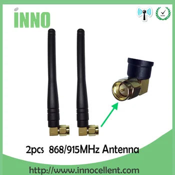 2pcs 868MHz 915MHz antena de 3dbi SMA Conector Macho GSM 868 MHz e 915 MHz antena LoRa antena Lorawan antenne para watermeter Emeter