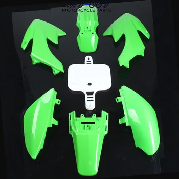 Motocicleta completa de Plástico Carenagem Conjunto de Kits de corpo Plástico Fender Para HONDA XR50 CRF50 50/70/90/110/125CC Sujeira Poço Bicicleta da Sujeira de Plástico
