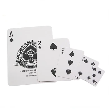Tamanho Concorrência Magia Trcks Poker Jogar Cartas de Magia Truque Brinquedos para Crianças Fácil de Perto Divertido Magie