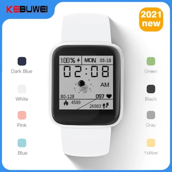 2021 Novo Macaron Y68 D20 Smart Watch Colorido Moda Pulseira De Fitness Tracker Monitor De Frequência Cardíaca Pressão Bluetooth Smartwatch