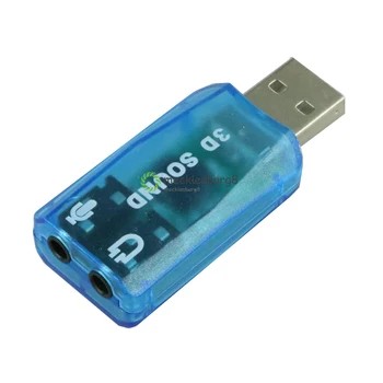 CM108 Chipset USB 2.0 para 3D, PLACA de SOM de ÁUDIO ADAPTADOR VIRTUAL 5.1 CH Faixa de Som