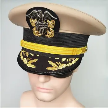 NOS Naval Comandante Cap Almirante Capitão do Chapéu de Oficial de Homens Militar