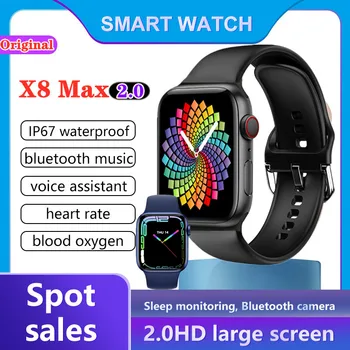 O Envoltório da bolha 3/4/5/6 PCS Original Atualizar o X8 Max 2.0 Atacado Smart Watch X8 Pro Max SmartWatch Marcação de Música Bluetooth Esportes
