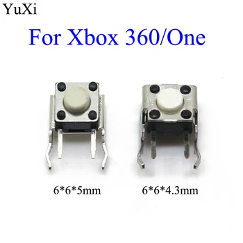 YuXi Substituição de Peças de Reparo LB RB Interruptor pára-choques Botão do Joystick para Xbox 360 /um Controlador de 6*6*5MM / 6X6X4.3 MM