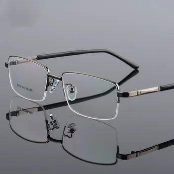 Negócio de qualidade de Óculos de Titânio Óculos de Armação de Homens de Óculos Ópticos Prescrição de Óculos masculino Espetáculo para o Homem de Óculos