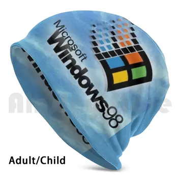 Windows 98 Beanies Pulôver Cap Confortável Windows 98 Windows Da Microsoft Steve Jobs Windows10 Technolohy Bill Gates