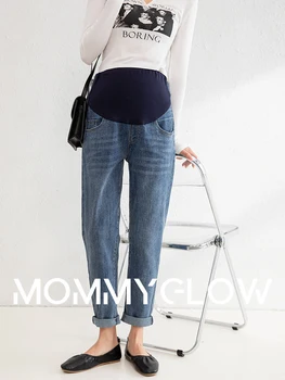 Jeans de Gravidez e de Maternidade, Roupas para Mulheres Grávidas Mãe Calças calças de Brim da Maternidade Barriga de Extensão