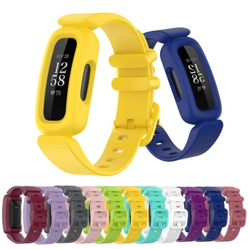 Relógio De Silicone, Alça Para Fitbit Inspirar 2 Smart Bracelete Pulseira De Substituição Para O Fitbit Ás 3 Crianças De Faixa De Relógio Colorido Tiras