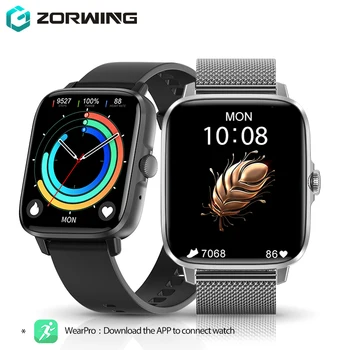 DT102 Smart Watch Homens Mulheres Impermeável NFC Smartwatch do Perseguidor de GPS do Pulso de Esportes Relógios BT Chamadas de Fitness Pulseira para Android IOS