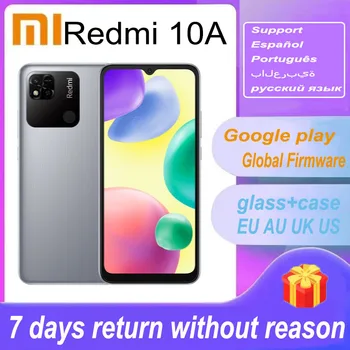 Xiaomi Redmi 10A Global ROM de 4 gb 64 GB / 6GB de 128GB MTK Helio G25 6.53 Octa Core, Câmera de 13MP 5000mAh