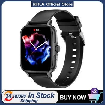 RIHLA GT50 Smart Watch NFC Bluetooth Chamada de Pulseira de frequência Cardíaca Pressão Arterial Homens Mulheres Esporte Relógio de Fitness Para IOS Android