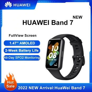 Novo Original Huawei de Banda 7 Banda Inteligente de Oxigênio no Sangue 1.47