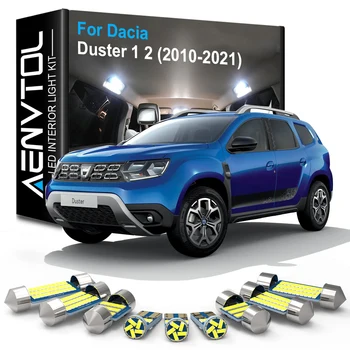 AENVTOL Canbus Para o Dacia Duster 1 2 MK1 MK2 2010 2011 2014 2015 2016 a 2018 2019 2020 2021 Acessórios para carros, iluminação interna LED Kit