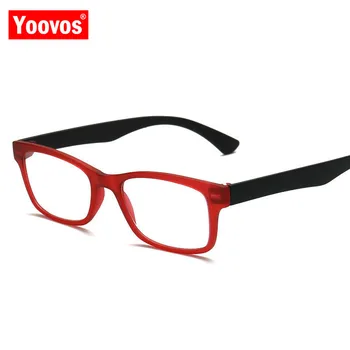 Yoovos 2021 Óculos De Leitura Para As Mulheres 2021 Luz Azul, Homens De Óculos Quadrado Retro Óculos Anti-Fadiga Luneta De Aula Homme
