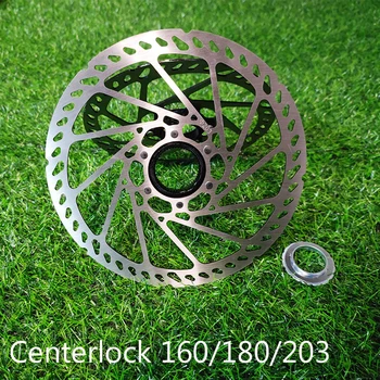 Bicicleta Centerlock Disco de Freio do Rotor de 160mm 180mm 203mm de Bicicleta Centro de Rotor de Bloqueio de Estrada de BTT Centerlock do Rotor para SRAM, Shimano