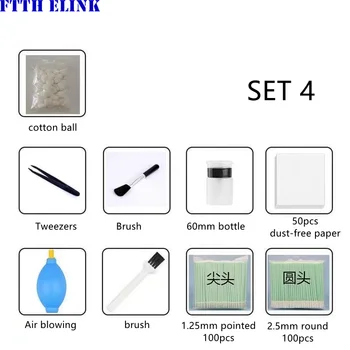 de limpeza, kits de ferramentas para fibra óptica fusão splicer livre de pó de limpeza para instrumentos em papel de algodão de manutenção de remoção de poeira
