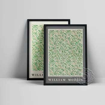 William Morris, Arte Artesanato Movimento Imprime Cartaz, Botânico Padrão Pendurado Na Parede De Lona Da Pintura Minimalista De Decoração De Casa De Dom