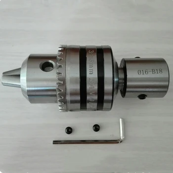 B16+mandril de 13mm arbor B16 adaptador do eixo do motor da haste de ligação com o interior do furo de 8mm 9 10 11 12 13 14 15 16 17 18 19 20 mm
