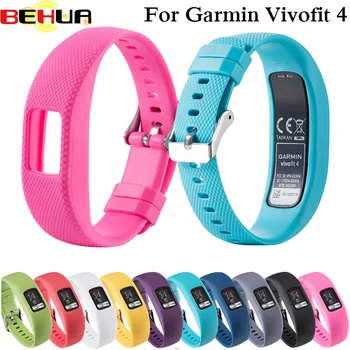 S L de Silicone pulseira Bracelete Pulseira para Garmin Vivofit 4 Actividade de Fitness Tracker Watchbands para Garmin Vivofit4 de Substituição