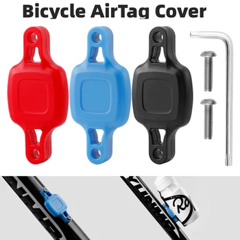 Rígido Durável Protetora para Apple AirTag Assento da Bicicleta, Montar a Estrada de Bicicleta Suporte de apoio do Localizador de GPS Tracker,Ciclismo Acessório