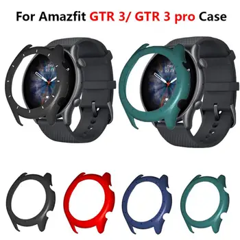 Duas cores Protetor de PC Para Amazfit GTR 3 Pro Caso Smartwatch de Silicone, Tampa de Proteção Para o Amazfit GTR 3/3 Pro Caso de pára-choque Shell