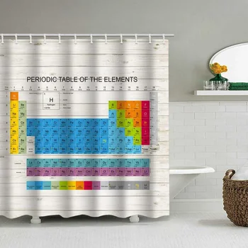 Tabela periódica dos Elementos cortinas, cortina cortina de chuveiro do Banheiro cortina cortina de Chuveiro Cortina, Cortinas para cozinha Cortinas