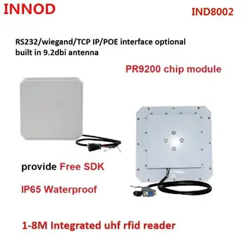 1-8meters IP67 impermeável médio de longo alcance integrado uhf circular antena passiva de leitor rfid com Uart TTL-RS232 Wiegand26